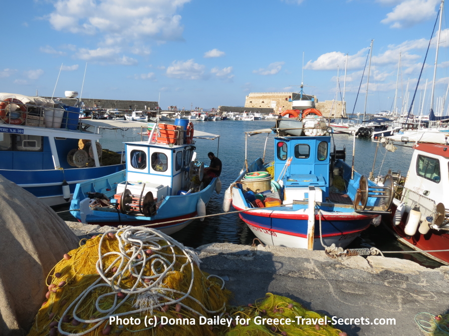 Fishing Boats in Irakleio Harbour