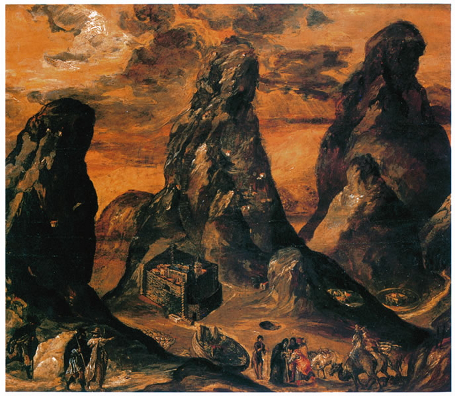 The Monastery of Saint Catherine on Mount Sinai by El Greco