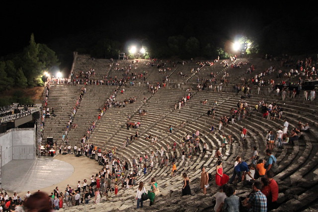 Evening performance at Epidavros