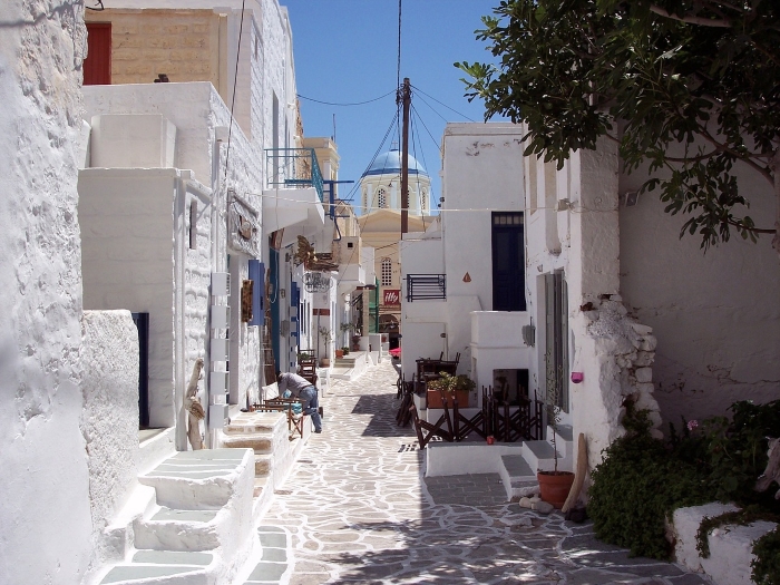 Kimolos is in the Cyclades islands of Greece, close to Milos.