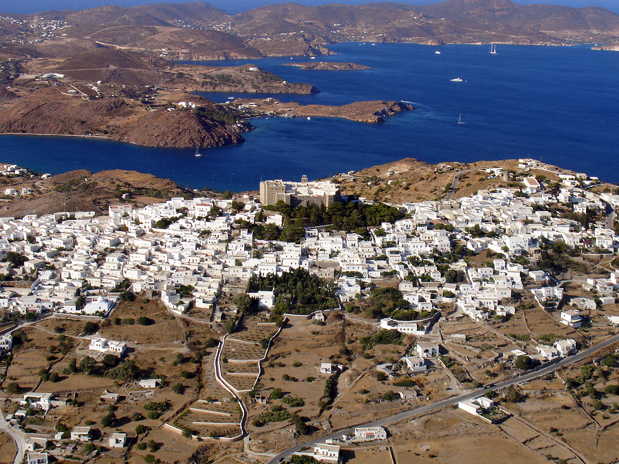 Patmos in the Dodecanese islands is famous for the monasteries of St John and the Apocalypse and on this page you can also read about flights and ferries