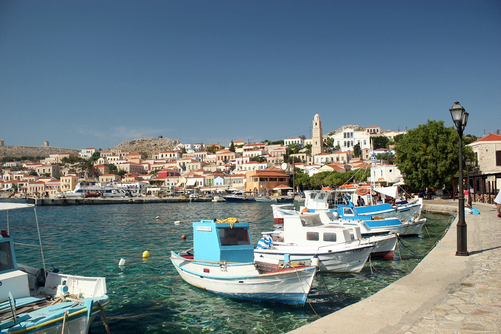 Travel information on Halki in the Dodecanese group of Greek islands, including flight and ferry information from Greece Travel Secrets.
