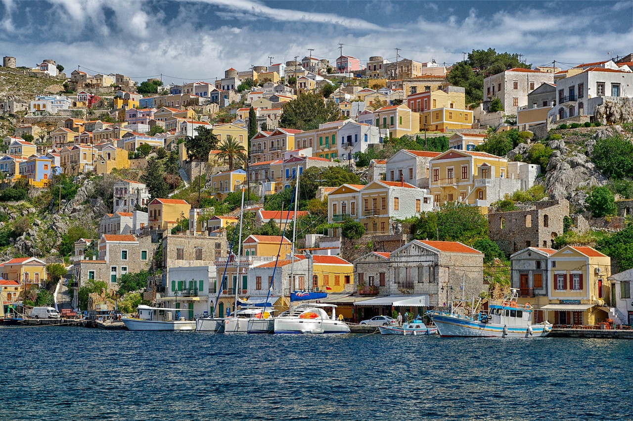 The Harbour on the Greek Island of Symi